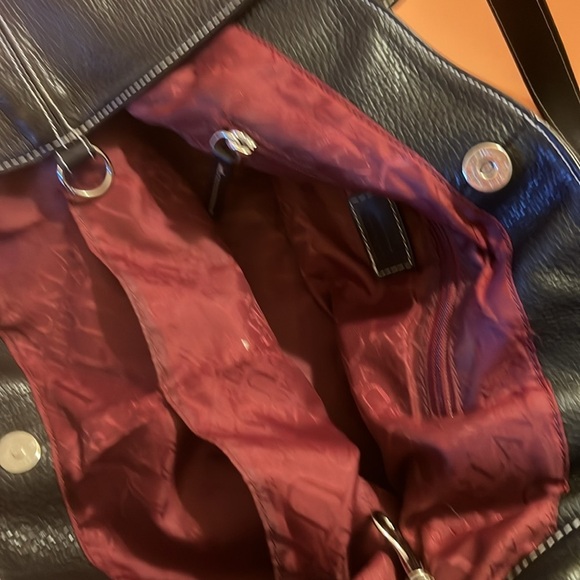 Furla pebbled leather hobo tote bag, black - Picture 3 of 4